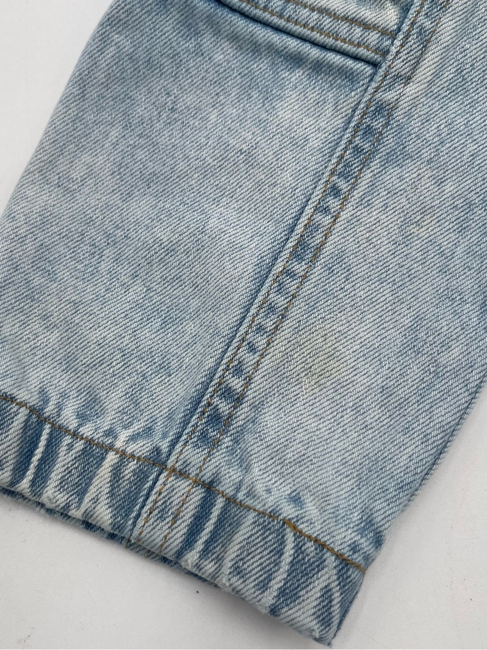 Vintage 80s 90s Little Levis Denim Jeans Kids Toddler Size 3T Cargo Checkered - Picture 12 of 12